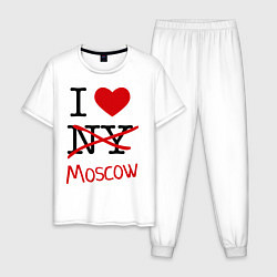 Мужская пижама I love Moscow