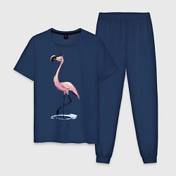 Мужская пижама Гордый фламинго