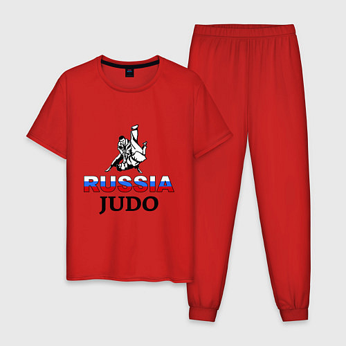 Мужская пижама Russia judo / Красный – фото 1