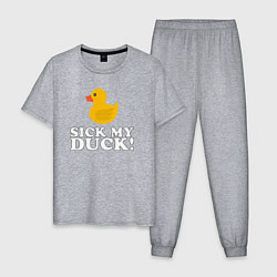 Мужская пижама Sick my duck!
