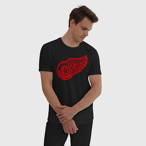 Мужская пижама Detroit Red Wings: Pavel Datsyuk / Черный – фото 3
