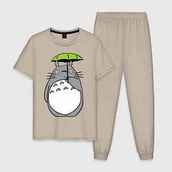 Мужская пижама Totoro с зонтом