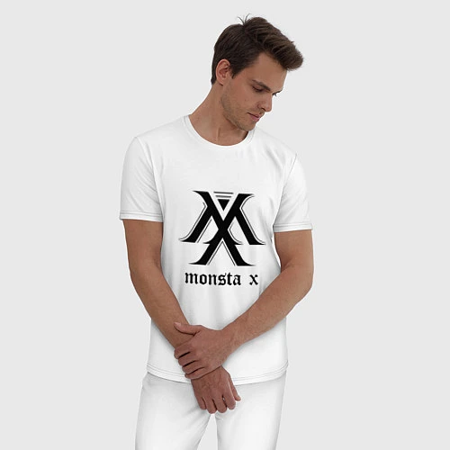 Мужская пижама Monsta X / Белый – фото 3
