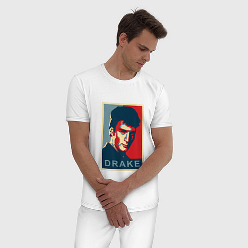 Мужская пижама Drake / Белый – фото 3