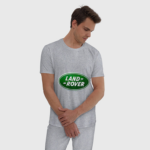 Мужская пижама Logo Land Rover / Меланж – фото 3