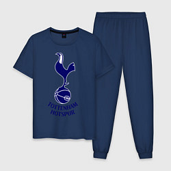Пижама хлопковая мужская Tottenham FC, цвет: тёмно-синий