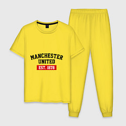 Мужская пижама FC Manchester United Est. 1878