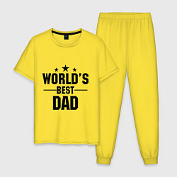Мужская пижама Worlds best DADDY