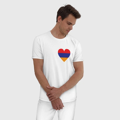 Мужская пижама Love Armenia / Белый – фото 3