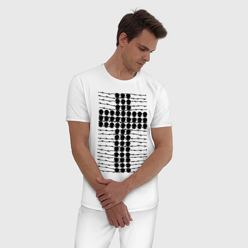 Мужская пижама Swag- крест / Белый – фото 3