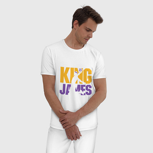 Мужская пижама King James / Белый – фото 3