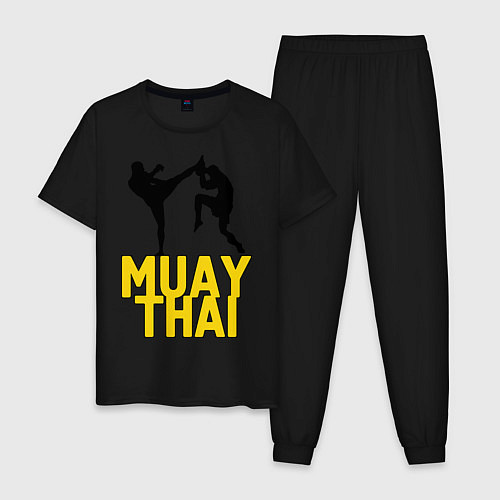 Мужская пижама Muay Thai / Черный – фото 1