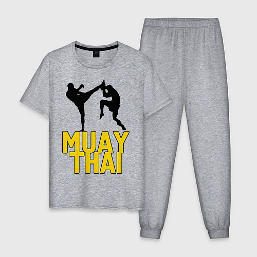 Мужская пижама Muay Thai / Меланж – фото 1