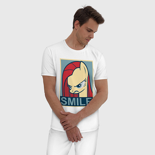 Мужская пижама MLP: Smile / Белый – фото 3