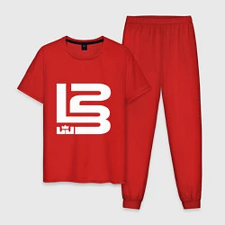 Пижама хлопковая мужская Lebron James, цвет: красный