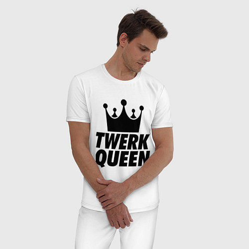 Мужская пижама Twerk Queen / Белый – фото 3