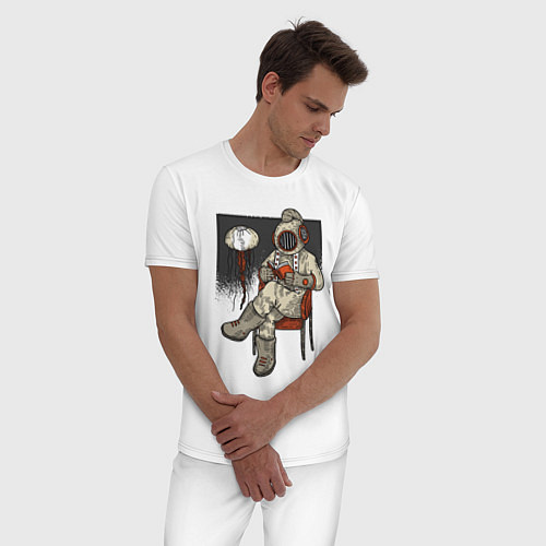 Мужская пижама Diver Steampunk / Белый – фото 3