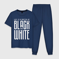 Мужская пижама Juventus: Black & White