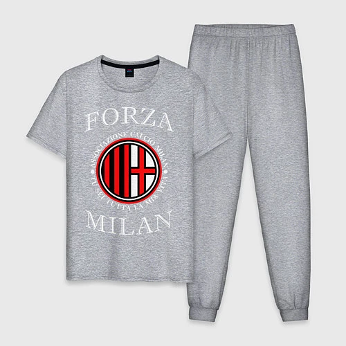 Мужская пижама Forza Milan / Меланж – фото 1