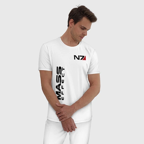Мужская пижама MASS EFFECT N7 / Белый – фото 3