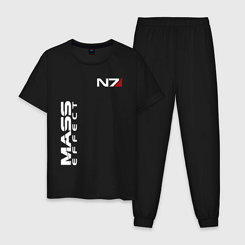 Мужская пижама MASS EFFECT N7 / Черный – фото 1