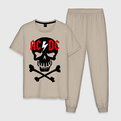 Мужская пижама AC/DC Skull