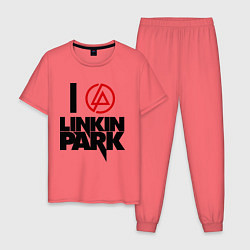 Мужская пижама I love Linkin Park