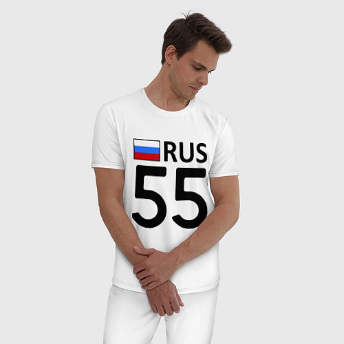 Мужская пижама RUS 55 / Белый – фото 3