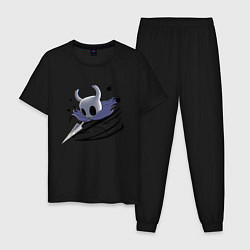 Пижама хлопковая мужская Hollow Knight, цвет: черный