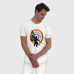 Пижама хлопковая мужская CS GO - ESL One, цвет: белый — фото 2