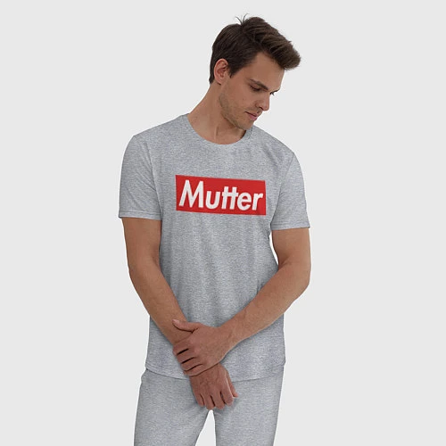 Мужская пижама Mutter / Меланж – фото 3