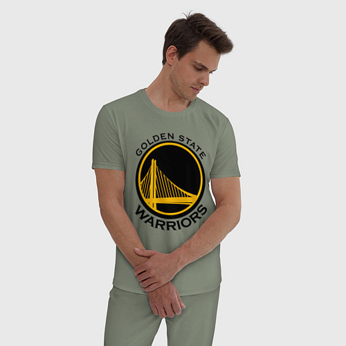 Мужская пижама GOLDEN STATE WARRIORS / Авокадо – фото 3
