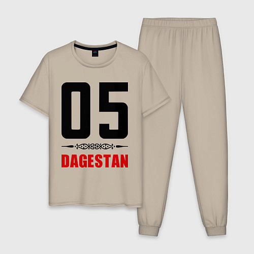 Мужская пижама 05 Dagestan / Миндальный – фото 1