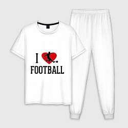 Мужская пижама I love football