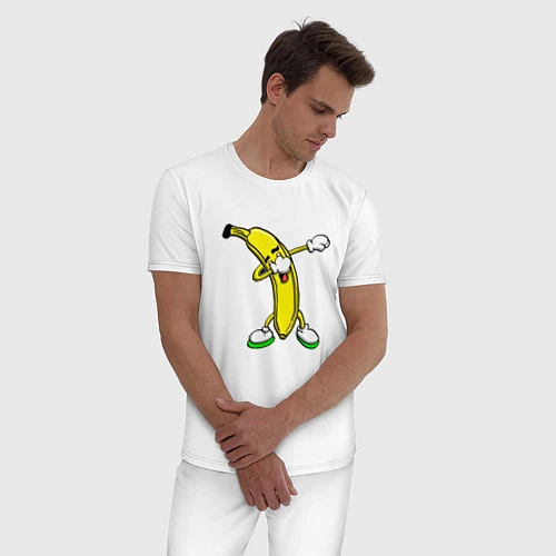 Мужская пижама Dab Banana / Белый – фото 3