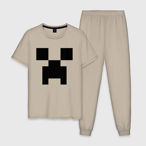 Мужская пижама Minecraft / Миндальный – фото 1