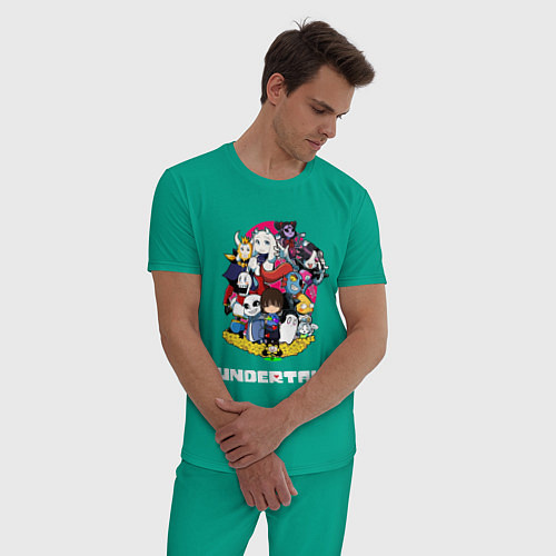 Мужская пижама UNDERTALE / Зеленый – фото 3