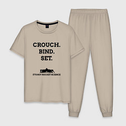 Мужская пижама Crouch Bind Set