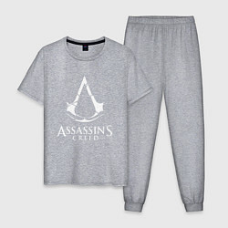 Пижама хлопковая мужская Assassin’s Creed, цвет: меланж