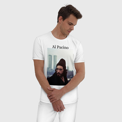 Мужская пижама Аль Пачино / Белый – фото 3