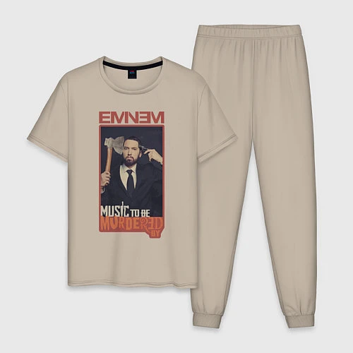 Мужская пижама Eminem MTBMB / Миндальный – фото 1