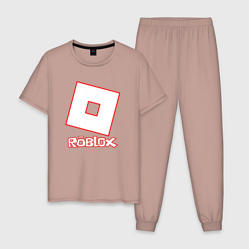 Мужская пижама ROBLOX / Пыльно-розовый – фото 1