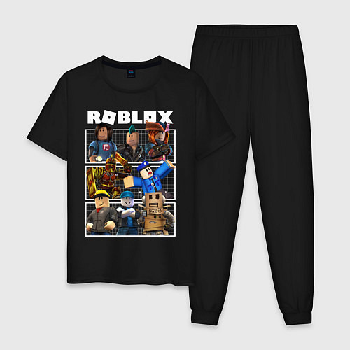 Мужская пижама ROBLOX / Черный – фото 1