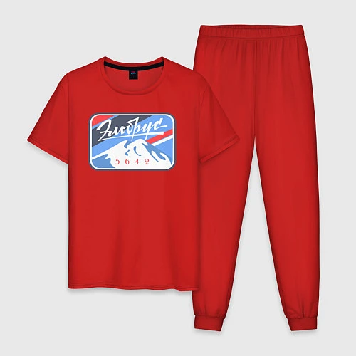 Мужская пижама Эльбрус 5642 / Красный – фото 1