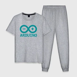 Пижама хлопковая мужская Arduino, цвет: меланж