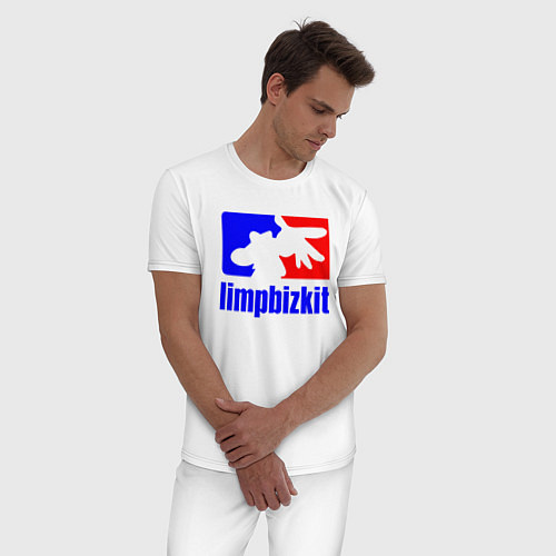 Мужская пижама LIMP BIZKIT / Белый – фото 3