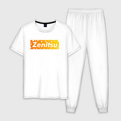 Пижама хлопковая мужская ZENITSU, цвет: белый