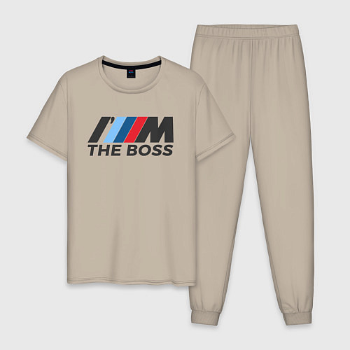 Мужская пижама BMW THE BOSS / Миндальный – фото 1