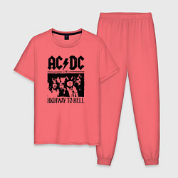 Мужская пижама ACDC highway to hell