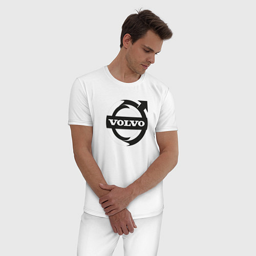 Мужская пижама VOLVO / Белый – фото 3
